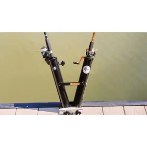 Fishing Rod Holder for Docks and Piers - "Dock-It Fisher"