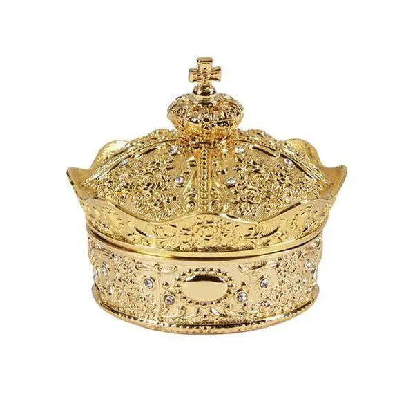 Gold Crown Box With (13 Piece) Arras Coin Set