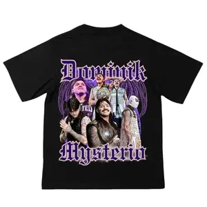 Dominik Mysterio T-Shirt, Vintage Wrestling Graphics Tee, Fashion Cotton, Full Sizes, Full Colors, For Men, For Women