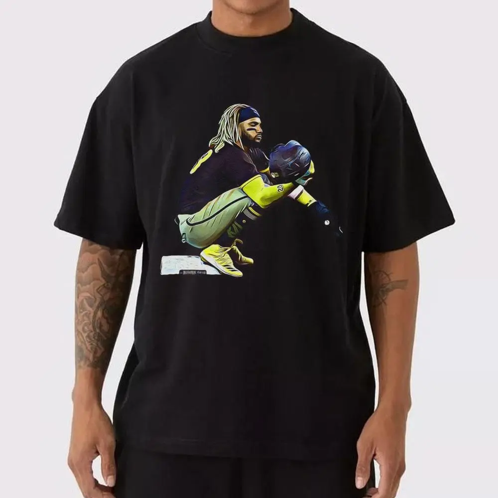 Fernando Tatis Jr T-Shirt, Faded Retro San Diego Baseball Washed Tee