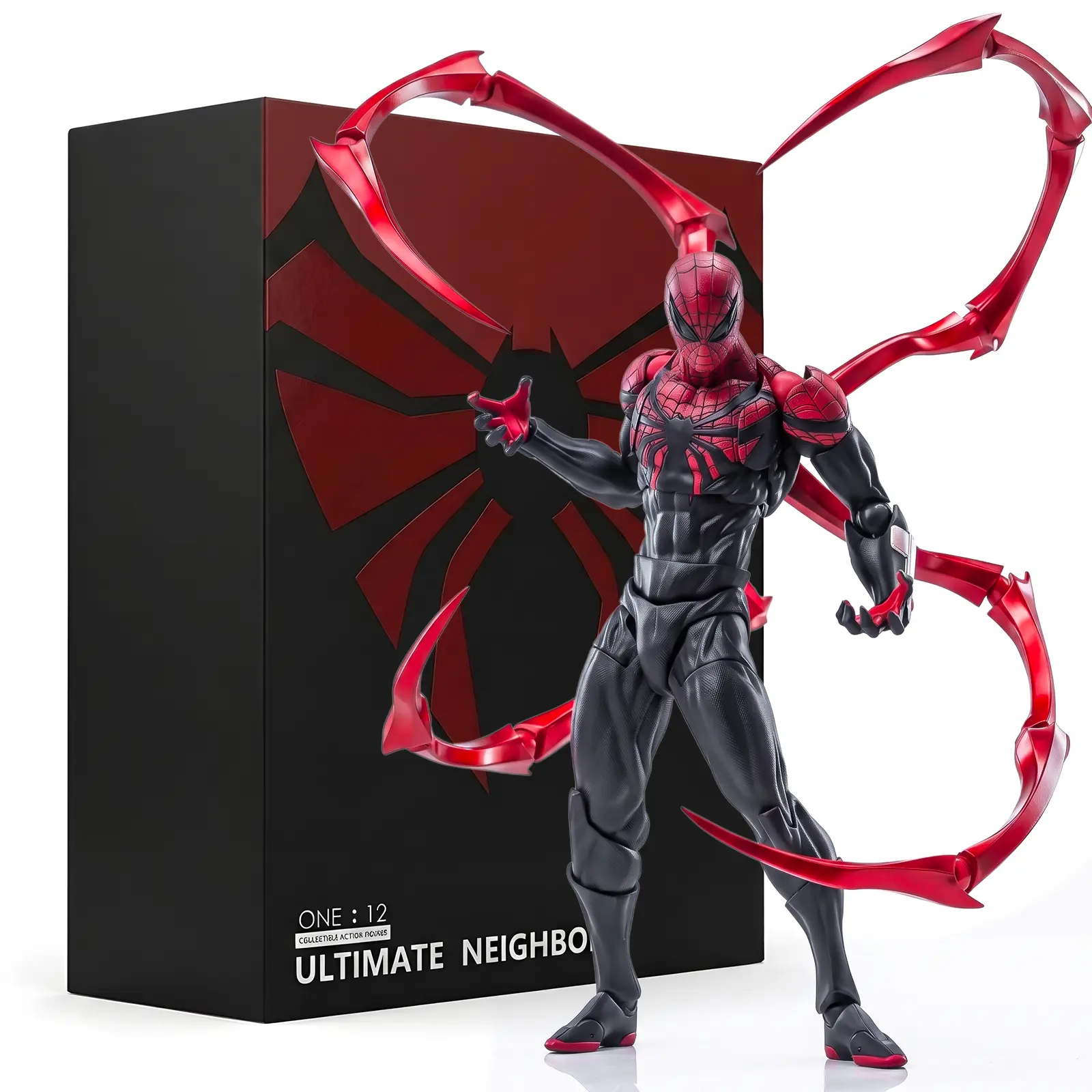 Superior Spider-Man (Otto Octavius) 6.3-Inch Action Figure, 1:12 Highly Articulated Collectible with 4 Mechanical Arms & Web Effects