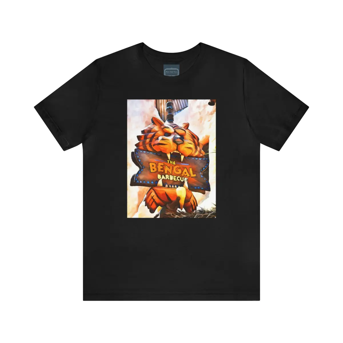 Unisex Jersey Short Sleeve Tee Painting of Disneyland Resort BANGLE BBQ DISNEYLAND