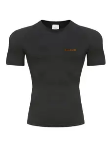 High-End Men's Slim Fit Short Sleeve Top, Sweat-Wicking Sport T-Shirt, Lightweight Base Layer for Various Activities