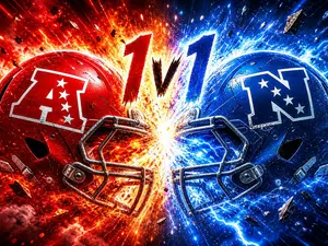 1V1 - guaranteed trading cards - head to head afc/nfc