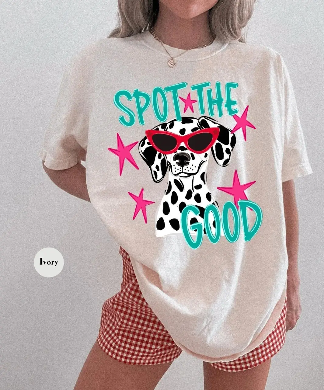 Comfort Colors Spot The Good Dalmatian T-Shirt, Choose Kindness Dalmatian Dog Shirt, Preppy Coquette Aesthetic Graphic Tee, Trendy Positivity Mental Health Matters Apparel, Cute Be Kind Dog Lover Clothes, Cute Teacher Gift for Women & Men