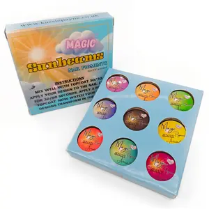 KASSIE PAYNE x FULL MAGIC SUNBEAM COLLECTION – 9 SUNLIGHT-ACTIVATED COLOR CHANGING PIGMENTS FOR NAIL ART
