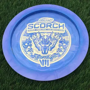 Discraft ESP Swirl Scorch with Valerie Mandujano Tour Series 2023 Stamp - 172.0g - Solid Blurple
