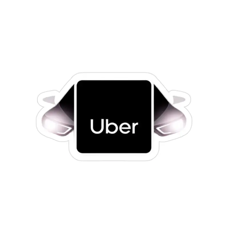 Transparent Outdoor Stickers, Custom Die-Cut Decals for Car, Laptop, Water Bottle, Perfect for Uber Lovers, Gift for Drivers, Fun & [...] Advanced Printing Techniques Vibrant Colors