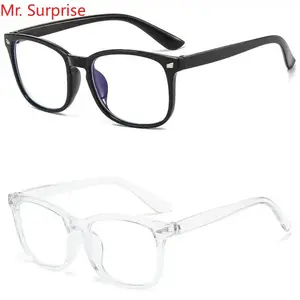 2025 Anti-Light HD Plastic Bendable Non-Prescription Computer Gaming Blue Light Glasses - Lightweight Eyewear Frames for Men & Women, Ideal for Work/Office, Anti-Light Non-Prescription Glasses, Bendable Non-Prescription Glasses