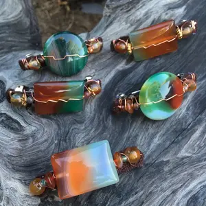 Assorted Stone Hair Clip