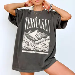 [Sale Up To 40%] Terrasen Comfort Colors Tshirt  Throne Of Glass