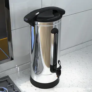 Fast Brew Commercial Coffee Urn – Food Grade Stainless Steel Large Capacity Coffee Maker, Quick Brewing for Church, Meeting Rooms, Party Buffet Catering
