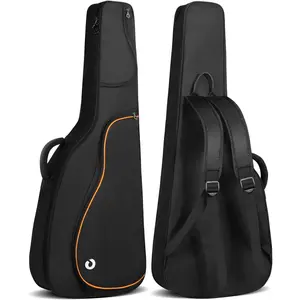 Acoustic Guitar Bag: 42 43 44In Guitars 0.5In Thick Padding Guitar Case Gig Bag Soft with Adjustable  Straps and  Handle CY0346