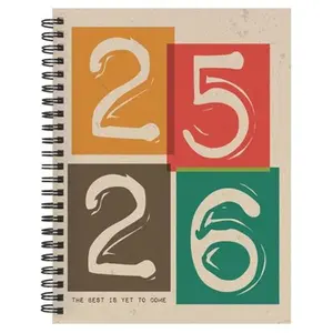 TF Publishing July 2025 - June 2026 Stamp Out Medium Weekly Monthly Planner