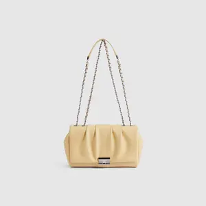 Solid Color Tote Bag – Minimalist Design, Versatile Crossbody Bag