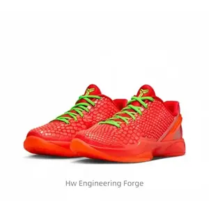 Red color, comfortable and durablepractical basketball shoes