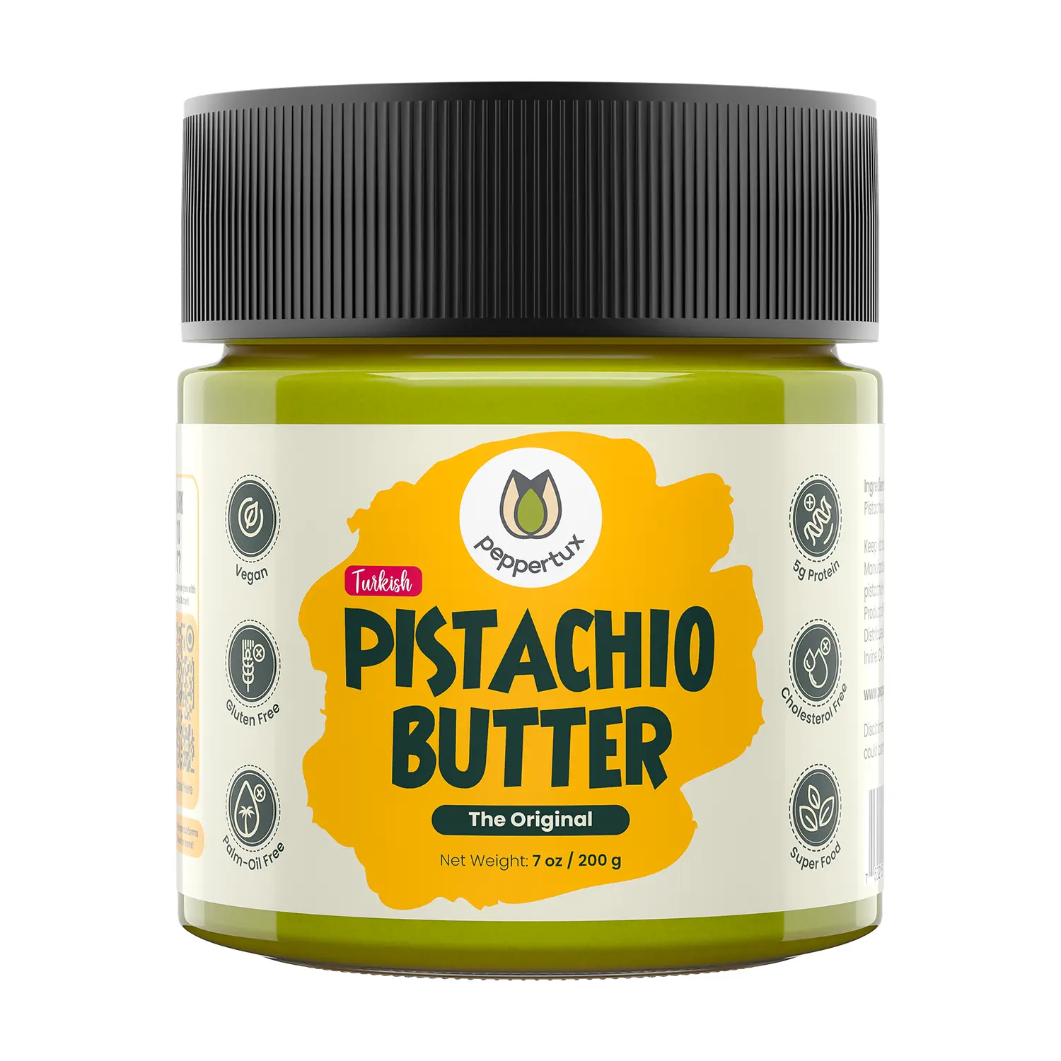 Peppertux Original Pistachio Butter - SHIPPING 07/15 Peppertux Original Pistachio Butter - SHIPPING 07/15