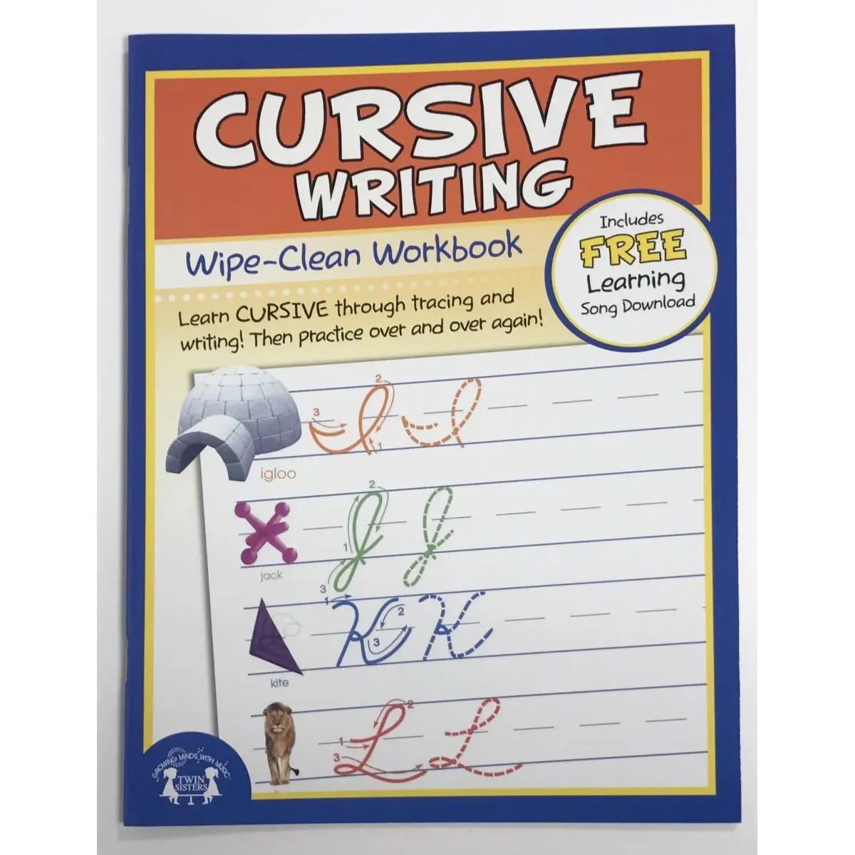 Creative Teaching Materials Cursive Wipe Clean Workbook