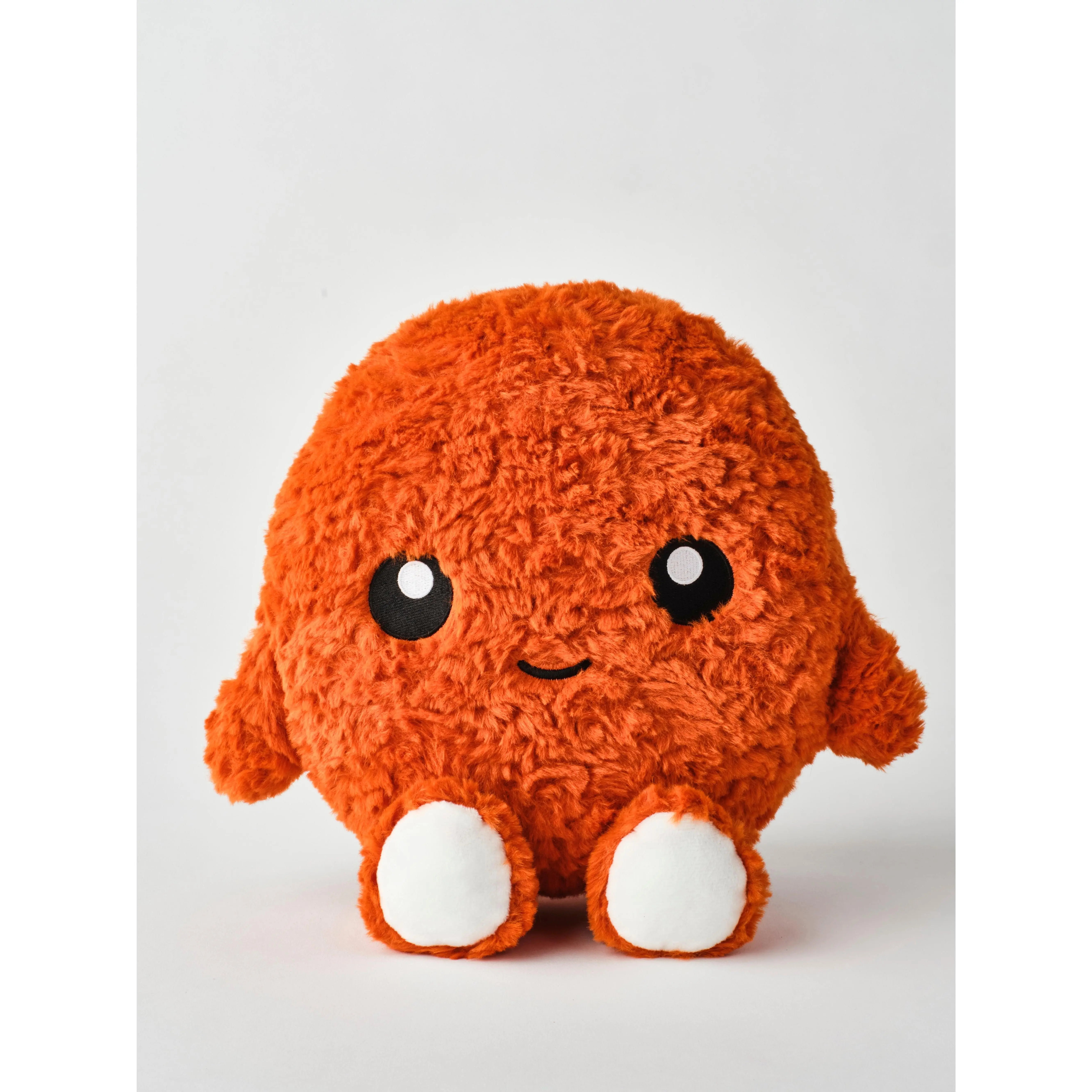 Spicy Chicken Nugget Plush Toy, Soft Huggable Plushie, Cuddly Stuffed Animal and Squishy Toy, Great Gift Idea for Kids and All Ages, Cuddle Buddy