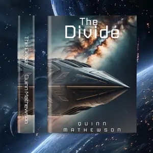 The Divide Paperback (Signed) written by Quinn Mathewson - Sci-Fi Adventure Book with Custom Bookmark and Character Art by Megan Meyers