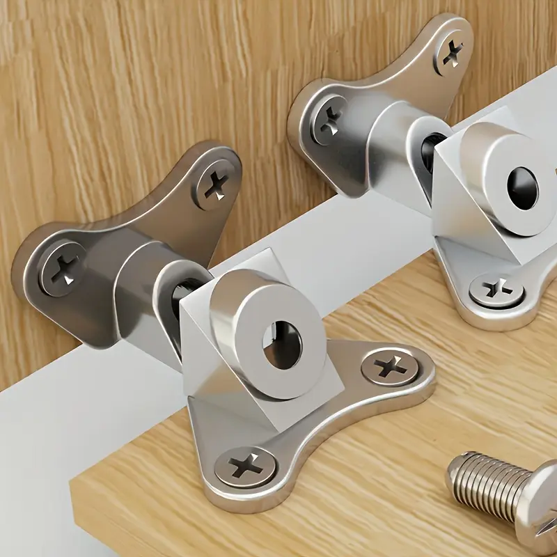 20 sets of zinc alloy butterfly-shaped corner brackets - heavy-duty detachable corner connectors with screws, adjustable Angle supports for woodworking, furniture, cabinets, drawers and closets - indoor/outdoor use, hole-free three-in-one connectors
