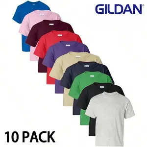 Gildan 5000 - Heavy Cotton Men's T-Shirt - 10 Pack UP To Size 4XL! Assorted Colors