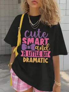 Children Vintage Street Style Short Sleeve T-Shirt, Young Girls Summer Clothing, Casual Loose-Fitting Kids Apparel, Cute Graphic Tee