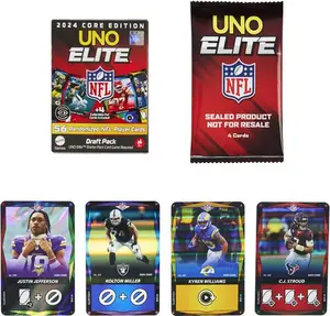 UNO: Elite NFL 2024 Core Edition Draft Pack  [COLLECTIBLES] Card Game, Table Top Game
