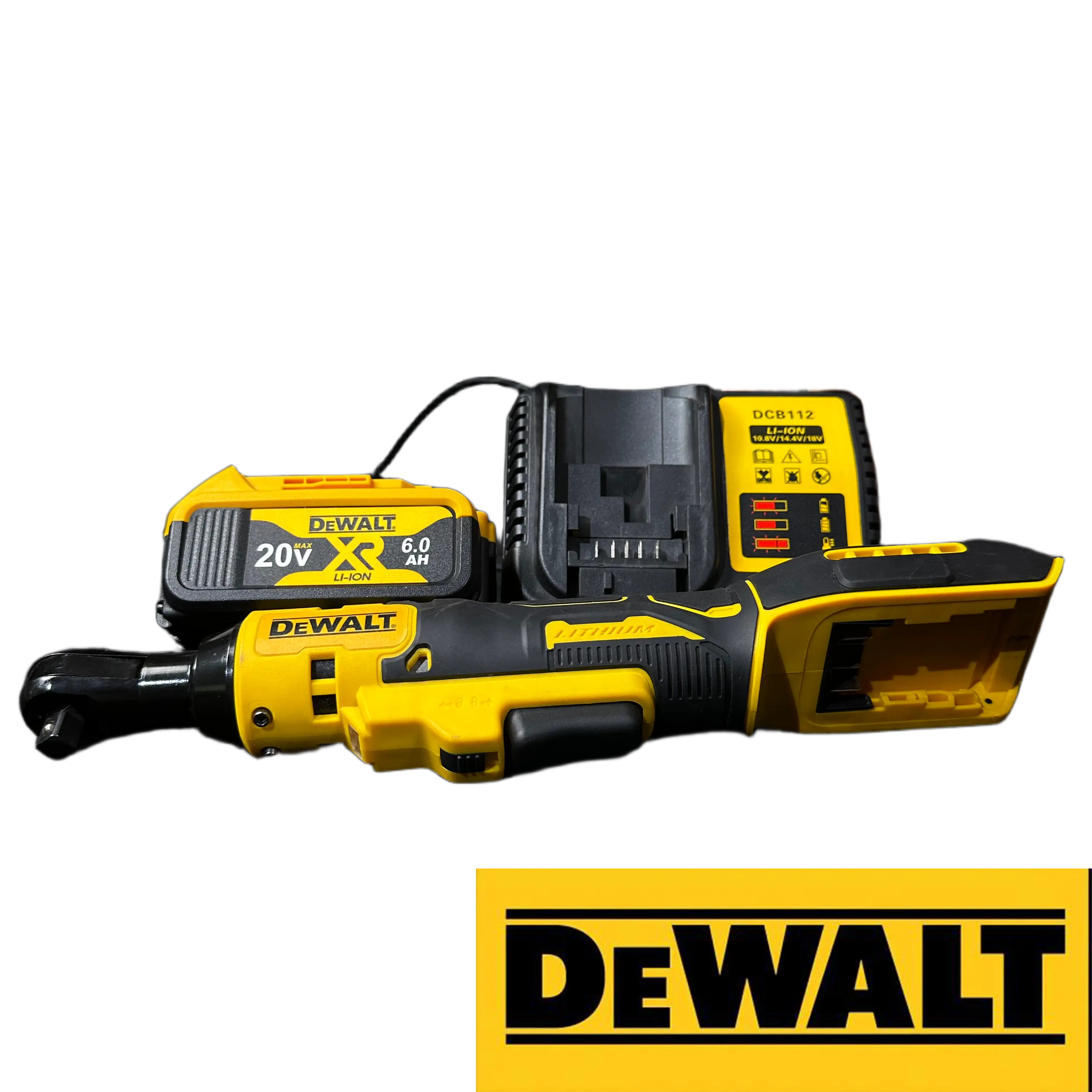 Dewalt 512 1/2 in Compact Impact Wrench Tool Kit - Ergonomic Rubberized Grip, Tri-LED Work Lights, Friction Ring Anvil, Adjustable Heater, Protection - DIY Auto Tire Service - Tools and Gadgets, 1/2 Inch Rotation Indoor-Outdoor metal
