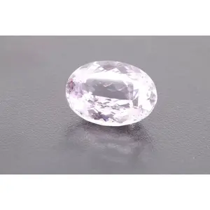Pink Kunzite Oval Cut Facet Loose Stone