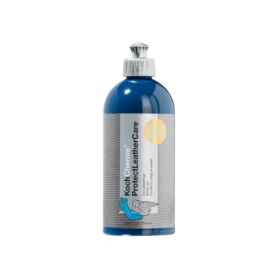 Koch Chemie Protect Leather Care | Leather Conditioner for Smooth Automotive Seats and Trims | Non Greasy Natural Satin Finish | Restores Supple Feel and Clean Look | Ready to Use | 500ML
