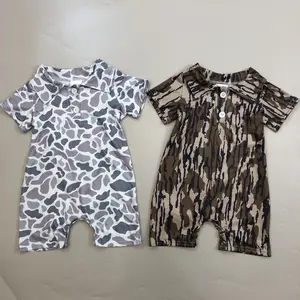 Baby Boy Summer Romper Camo Boy Summer Clothing Onesie Hunting Clothes