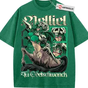 Nelliel Tu Odelschwanck Shirt, Bleach Shirt, Anime Shirt, Vintage T-Shirt , Graphic Tee, Unisex Fashion, Full Color, Full Size, For Men, For Women