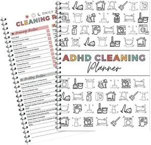 Daily Household Cleaning Schedule Planner - A Scheduler And Checklist Organiser For Different Time Slots, Including Chore Charts, Habit Trackers, And Diy Home Improvement Templates, For Planning Household Cleaning.
