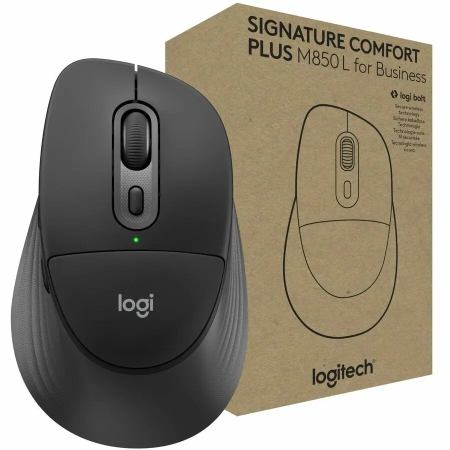 Logitech Signature Comfort Plus M850 L for Business Wireless Mouse 910007703