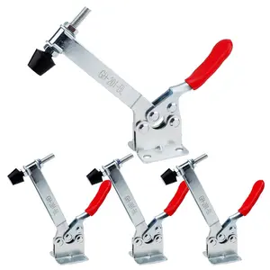 4pcs Hand Tool Toggle Clamp 201b-upgrade Horizontal Antislip Quick Release (longer 201bl Clamp)