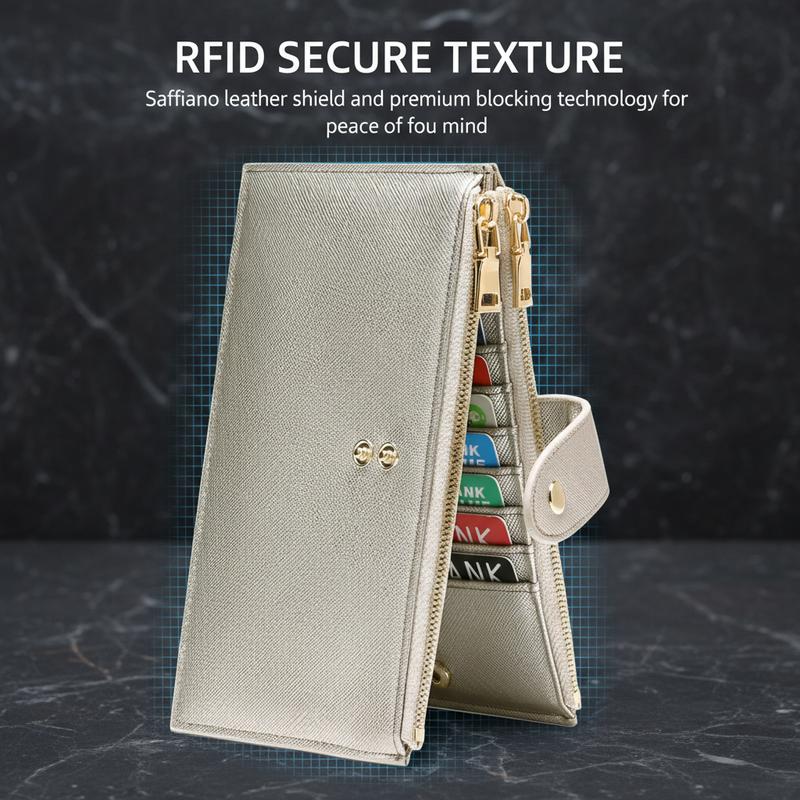 The Everyday Essential: Slim Zipper Wallet That Fits In Any Pocket