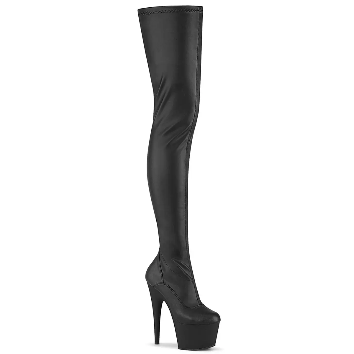 Pleaser Women's Adore-4000 Platform Heel Boot, Stylish Footwear with Side Zipper, Comfortable Daily-Wear Shoe