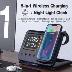 Boss Babe 5-in-1 Charging Station with Night Light