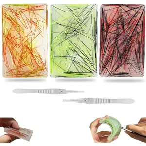 3 Pack Skin Picking Fidget Toys, Pick Pad, Hair Pulling Fidget Toys for Adult Anxiety Relief, Trichotillomania & Dermatillomania