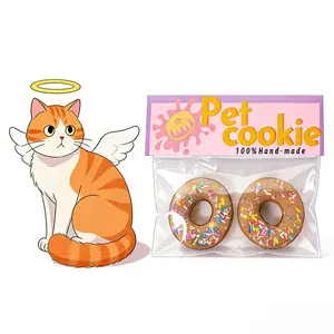 Pet Memorial Keepsake – Faux Donut-Shaped Pet Cookies, Rainbow Bridge Sympathy Gift for Dog and Cat Loss