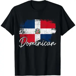 Dominican Republic Vintage Flag Dominican Pride Roots T-Shirt