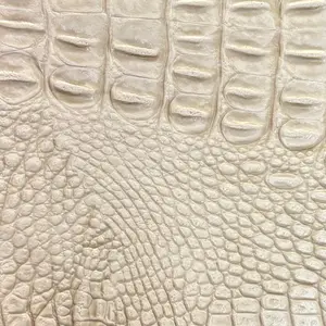 0120 “Beige Crocodile” Faux Leather