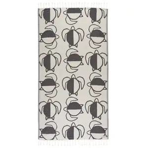 Sand Cloud Turtle Checkers Towel - Regular