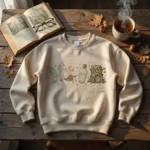 Vintage Embroidered Sweatshirt, Fairy Tee, Magic Kingdom TShirts, Magical Family Vacation Tee, Holiday Princess Shirt