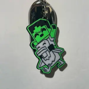 Chicken Jockey Keychain - Cute 3d printed Design, Perfect Gift for Everyone