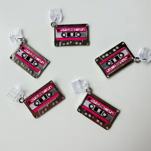 Retro Cassette Kindle E-Reader Charm, Kobo Kindle Accessories, Phone dust plug