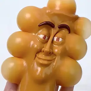 Stress Relieving Toys, Funny Water Spraying Face Squeeze Fun, Creative Slow Rebound Stress Relief Toy, Soft Gel Anxiety Relief Sensory Toy