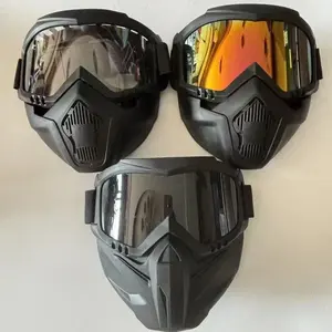 Multi-Scene Use Cycling Windproof Face Mask, Harley Welding Protection Hood, Facial Shield, Grinding Argon Arc Welding Cap, Anti-Fly Spray, Protective Gear