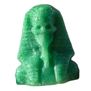Green Adventure Pharoah Skull Carving